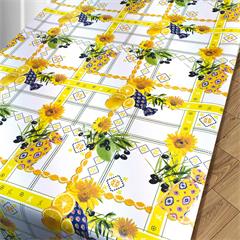 TOILE CIREE EN 140CM CITRON