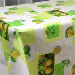 TOILE CIREE EN 140CM CITRON