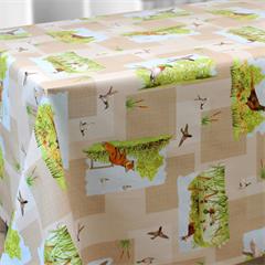 TOILE CIREE EN 140CM CHASSE