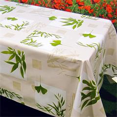 TOILE CIREE EN 140CM CITRON BEIGE