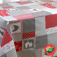 TOILE CIREE ECO-RESPONSABLE SANS PVC EN 137CM