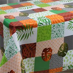 TOILE CIREE GIOIA EN 140CM SAVANA ORANGE