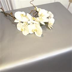 TOILE CIREE LAQUEE EN 140CM METAL ARGENT