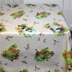 TOILE CIREE MOLLETON LUXE EN 140CM CHASSE