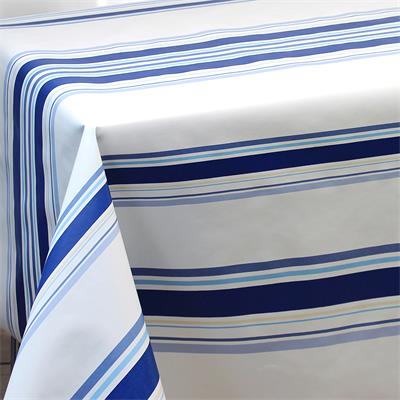 TOILE CIREE EN 140CM BASQUE BLEU