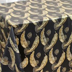 TOILE CIREE LOFT EN 137CM SURFACE MULTI-EMBOSSE PLUME DOREE
