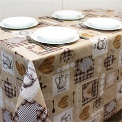 TOILE CIREE EN 140CM MONTAGNE MARRON 8032855045372