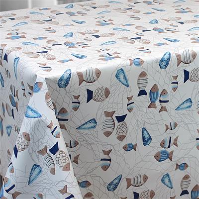 TOILE CIREE EN 140CM POISSON BLEU 8032855094776