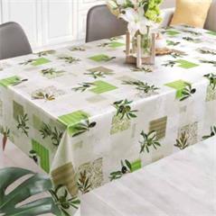 TOILE CIREE EN 140CM OLIVE