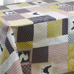 TOILE CIREE EN 140CM COCOTTE OR
