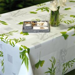 TOILE CIREE EN 140CM CARRE BAMBOU BLANC 8032855087693