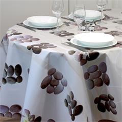 TOILE CIREE EN 140CM GALETS LOTUS 8032855087686 -NF