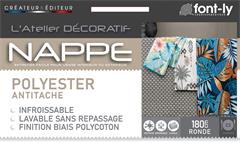 NAPPE RONDE 180CM POLYESTER