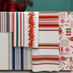 NAPPE TOILE CIREE BASQUE FINITION BIAIS