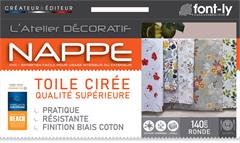 NAPPE RONDE 140CM BIAIS EUROPEENNE
