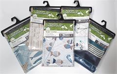 NAPPE TOILE CIREE MARIN FINITION BORD VIF