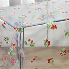 CRISTAL IMPRIME EN 140CM CERISE NEW