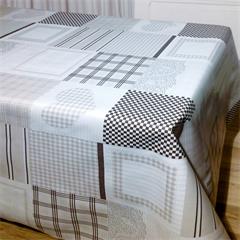 PROTEGE TABLE IMPRIME EN 140CM PATCHWORK COEUR 8032855016921