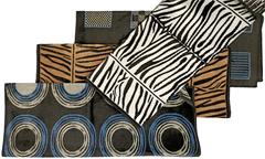 TAPIS DECO VISCOSE 65X110CM -N