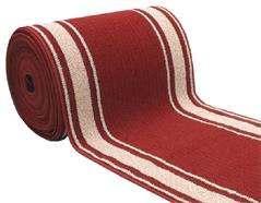 TAPIS PASSAGE UNI 0.65X15ML BORDEAUX